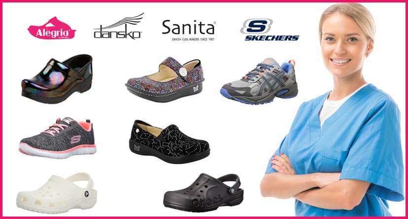 Womens Flats Leather New Hospital Footware Work Skidproof Nursing Shoes Shoes